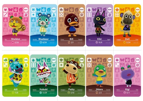 (031-060) Animal Crossing NFC Game Card Villager Kabuki Octavian Puck Collection Cards Ntag215 Tags NS Switch Wii U - Image 2