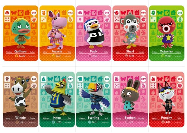 (031-060) Animal Crossing NFC Game Card Villager Kabuki Octavian Puck Collection Cards Ntag215 Tags NS Switch Wii U - Image 3