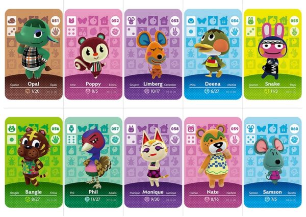 (031-060) Animal Crossing NFC Game Card Villager Kabuki Octavian Puck Collection Cards Ntag215 Tags NS Switch Wii U - Image 4