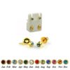 1 Pair Fashion Steel Sterile Ear Piercing Gold Screw Back Earrings Stud Ear Cartilage Tragus Piercing For Earring Gun - Image 2