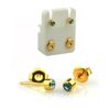 1 Pair Fashion Steel Sterile Ear Piercing Gold Screw Back Earrings Stud Ear Cartilage Tragus Piercing For Earring Gun - Image 3