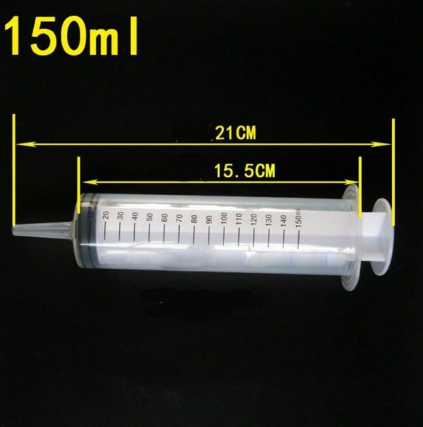 100-200ml Hotl Syringe Tools Reusable Large Big Hydroponics Nutrient Measuring - Image 6