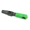 100 PCS Embedded SC APC Fiber Optic Fast Connector FTTH Single Mode Fiber Optic SC Quick Connector Green Adapter Field Assembly - Image 2