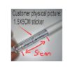 100PC personalized eyebrow eyelash bottle sticker custom cosmetic tube sticker transparent lip gloss label custom name sticker - Image 2