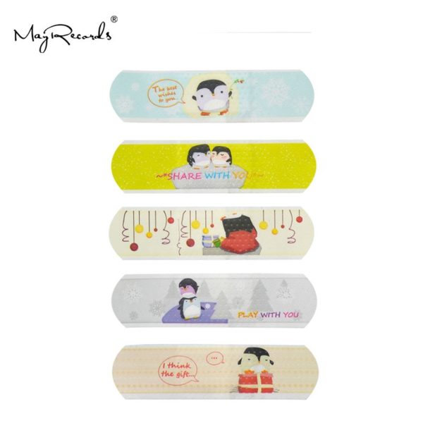 100PCs Waterproof Breathable Cute Cartoon Band Aid Hemostasis Adhesive Bandages First Aid Emergency Kit For Kids Children - Image 3