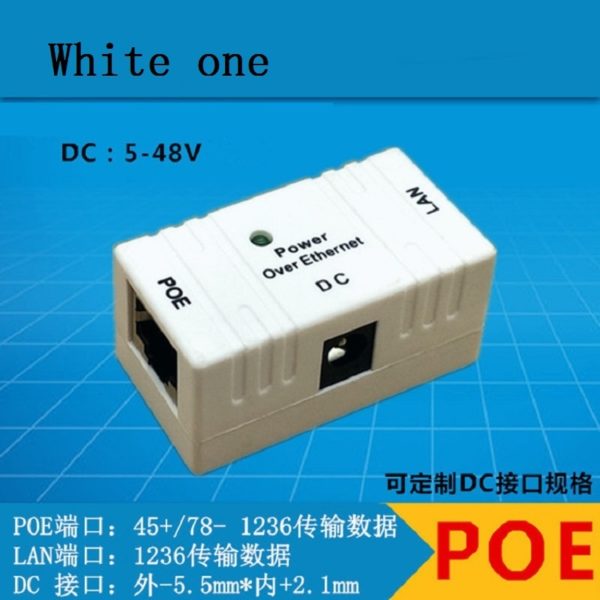 10M/100Mbp Passive POE Power Over Ethernet RJ-45 Injector Splitter Wall Mount Adapter For CCTV IP Camera Networking - Image 4