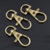 10pcs Wholesale Silver Color Rhodium Lobster Clasp Clips Key Hook Keychain Split Key Ring Findings Clasps DIY Keychains Making - Image 3