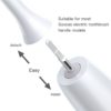 12pcs/Set Toothbrush Heads Replacement For SOOCAS X3/X3U/X5 Electric Tooth Brush Nozzle Heads Replace Smart Brush Head - Image 5