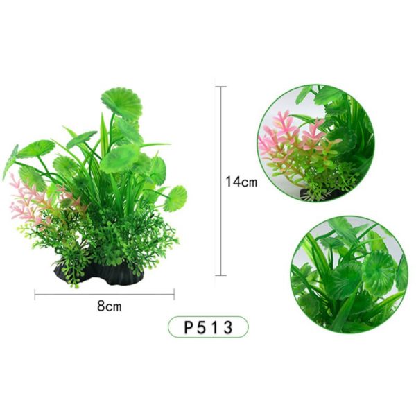 14Cm Simulation Artificial Plants Aquarium Decor Water Weeds Ornament Plant Fish Tank Aquarium Grass Decoration - Image 4