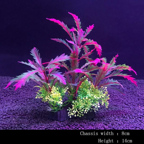 14Cm Simulation Artificial Plants Aquarium Decor Water Weeds Ornament Plant Fish Tank Aquarium Grass Decoration - Image 5