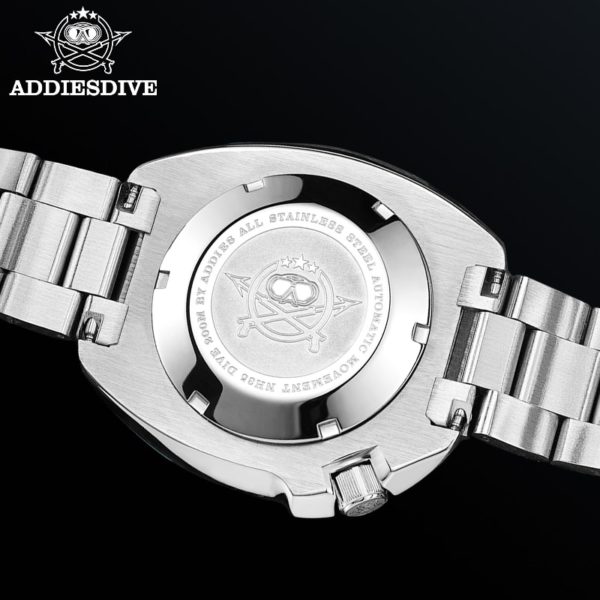 1970 Abalone Dive Watch 200m Sapphire crystal calendar NH35 Automatic Mechanical Steel diving Men's watch - Image 2