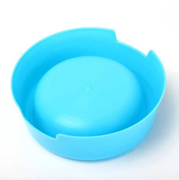 1Pc Safety Solid color Multi-Purpose Plastic Cat Dog Bowls Feeding Water Food Puppy Feeder Cat Dog Bowls Pet Feeding Supplies - Image 4