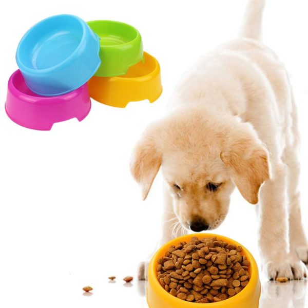 1Pc Safety Solid color Multi-Purpose Plastic Cat Dog Bowls Feeding Water Food Puppy Feeder Cat Dog Bowls Pet Feeding Supplies - Image 5