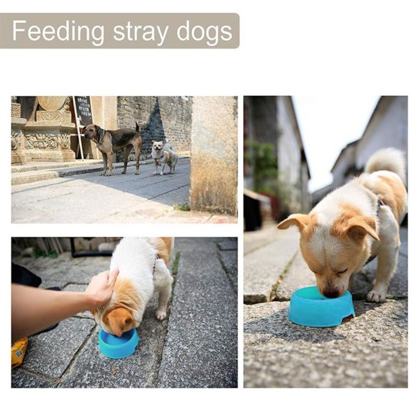 1Pc Safety Solid color Multi-Purpose Plastic Cat Dog Bowls Feeding Water Food Puppy Feeder Cat Dog Bowls Pet Feeding Supplies - Image 6