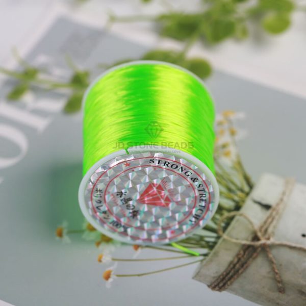 1Roll/60M 0.5mm Elastic Thread Round Crystal Line Nylon Rubber Stretchy Cord For Jewelry Making Beading Bracelet 18colors - Image 2