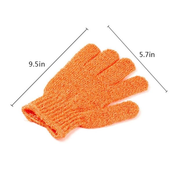 2/5pcPeeling Exfoliating Gloves Shower Body Brush Fingers Bath Towel Peeling Mitt Body Scrub Gloves Bath Sponge Spa Foam Shower - Image 6