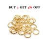 200pcs DIY Jewelry Findings Open Single Loops Jump Rings & Split Ring for jewelry making Open Jump Rings Connectors Wholesale - Image 3