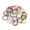 200pcs DIY Jewelry Findings Open Single Loops Jump Rings & Split Ring for jewelry making Open Jump Rings Connectors Wholesale - Image 5