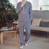 2018 fall new Chinese style retro personality embroidery leisure long-sleeved men's suit big size trend - Image 2