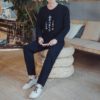2018 fall new Chinese style retro personality embroidery leisure long-sleeved men's suit big size trend - Image 4