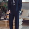 2018 fall new Chinese style retro personality embroidery leisure long-sleeved men's suit big size trend - Image 6