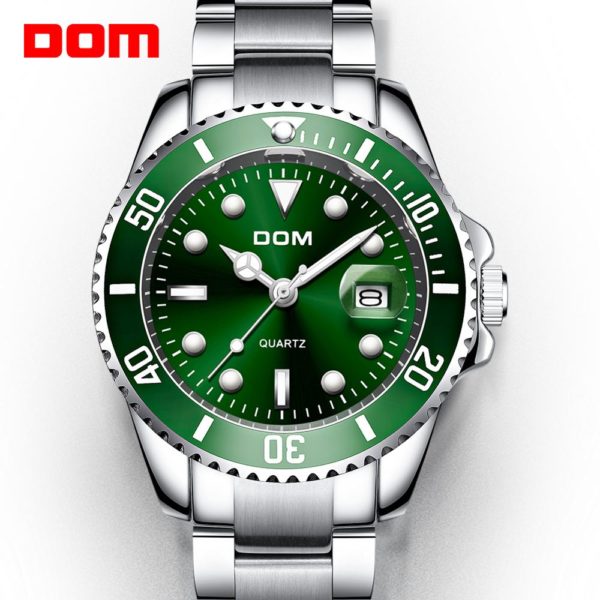 2019 Top Brand DOM Luxury Men's Watch 30m Waterproof Date Clock Male Sports Watches Men Quartz Wrist Watch Relogio Masculino - Image 2