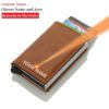 2020 Custom Wallet Business Card Holder Hasp Rfid Wallet Aluminum Metal Credit Business Mini Card Wallet Dropshipping man women