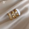 2020 New Gothic Style Three Piece Opening Rings For Woman Fashion Korean Jewelry European and American Wedding Party Sexy Ring