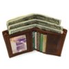 2020 Vintage Crazy Horse Handmade Leather Men Wallets Multi-Functional Cowhide Coin Purse Genuine Wallet For - Image 3