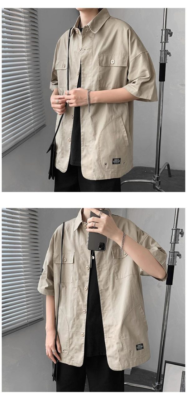 2020 summer short men loose tooling handsome pocket more fashion trends - Image 4