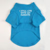 2021 Fashion Letters Printed Dog T-shirt Pure Cotton Dog Clothes for French Bulldog Soft Breathable Pet Costume S-XXL - Image 5