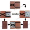 2021 New Arrival High Quality Leather Magic Wallets Fashion Small Men Money Clips Card Purse Thin Cash Holder 3 Colors - Image 5