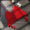 2021 New Triangle Bikini Top Woman Hollow Out Swimsuit Crochet Black Bikini Top Sexy Swimming Bra Large Female Swimwear S M L XL - Image 4