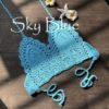 2021 New Triangle Bikini Top Woman Hollow Out Swimsuit Crochet Black Bikini Top Sexy Swimming Bra Large Female Swimwear S M L XL - Image 6