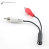 3.5mm RCA Female connector jack Stereo Cable Y plug to 2 RCA Male Adapter 3.5 Audio aux Socket connector to Headphone music wire - Image 2