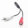 3.5mm RCA Female connector jack Stereo Cable Y plug to 2 RCA Male Adapter 3.5 Audio aux Socket connector to Headphone music wire - Image 4