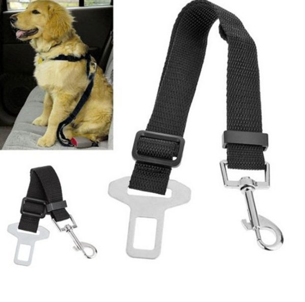 4 Color Pet Dog Cat Car Seat Belt Adjustable Harness Seatbelt Lead Leash for Small Medium Dogs Travel Clip Pet Supplies