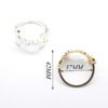 4Pcs Metal Alloy Napkin Ring For Wedding Table Decoration Napkin Holder Birthday Party Towel Ring Dining Table - Image 2