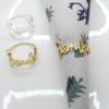 4Pcs Metal Alloy Napkin Ring For Wedding Table Decoration Napkin Holder Birthday Party Towel Ring Dining Table - Image 6