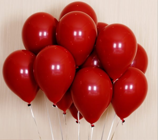 50pcs ruby red latex balloons love heart Inflatable air helium balloon valentine's day marriage wedding party decor supplies - Image 3