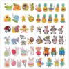 5D Diamond Painting Stickers Self-Adhesive Diamond Painting by Number Kits Animal Rhinestone Sticker for DIY Crafts Decoration