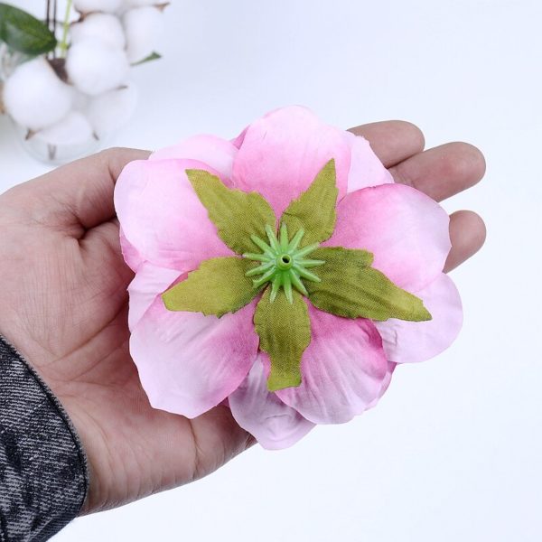 5pcs 10CM Large Artificial Peony Flower High Quality Silk Rose For Wedding Party Home Decoration DIY Wreath Gift Clip Art Flower - Image 5