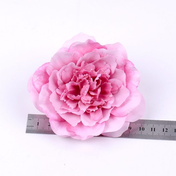 5pcs 10CM Large Artificial Peony Flower High Quality Silk Rose For Wedding Party Home Decoration DIY Wreath Gift Clip Art Flower - Image 6