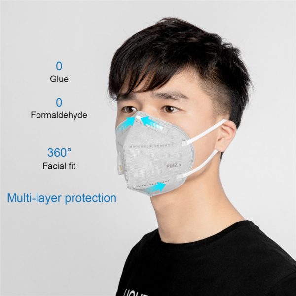 6 Layers KN95 FFP3 Face Mask Unisex Mascarillas Masque With Air Valve Respirator Dust Mouth Masks Safety FFP2 маска Dropshipping - Image 5