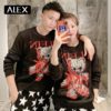 Alex Plein Hoodies Women Aesthetic Oversize Teddy Bear 100% Cotton Sweatshirt Couple Clothing Streetwear Fashion Top - Image 2