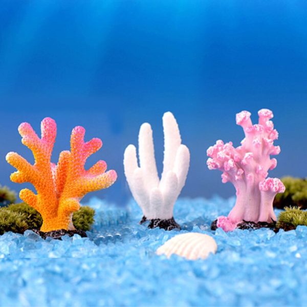 Artificial Coral Fish Tank Decoration Resin DIY Small Ornaments Aquarium Decor Gifts - Image 2