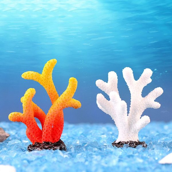 Artificial Coral Fish Tank Decoration Resin DIY Small Ornaments Aquarium Decor Gifts - Image 4