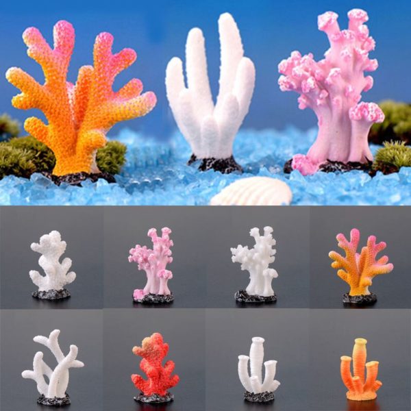 Artificial Coral Fish Tank Decoration Resin DIY Small Ornaments Aquarium Decor Gifts - Image 6