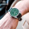 Automatic Mechanical Men's watch Sapphire Crystal Stainless Steel NH35 Pilot watch1940 Leather Waterproof automatic watch men - Image 4