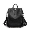 Backpack Women 2021 New Korean Version Of All-Match Anti-Theft Backpack Ladies Soft Leather School Bag Large Capacity Travel Bag - Image 6